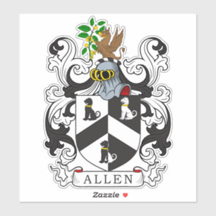 Adesivo Allen Family Crest