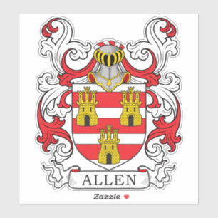 Adesivo Allen Family Crest