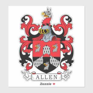 Adesivo Allen Family Crest