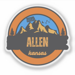 Adesivo Allen, Kansas