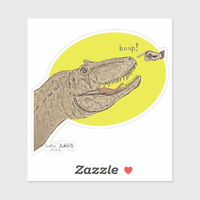 Adesivo Allosaurus Boop (Folha)