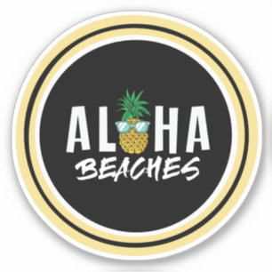 Adesivo Aloha Beaches Abacaxi