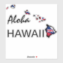 ALOHA - HAWAII ILHAS HI Flag BLK