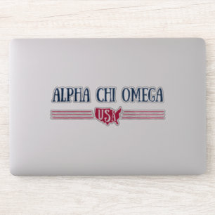 Adesivo Alpha Chi Omega - EUA