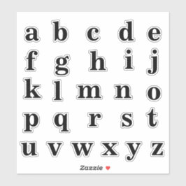 Adesivo Alphabet Monogramas Letras iniciais