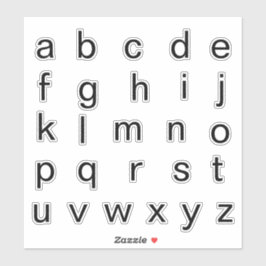 Adesivo Alphabet Monogramas Letras iniciais