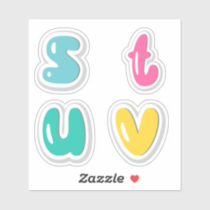Adesivo Alphabets Sticker