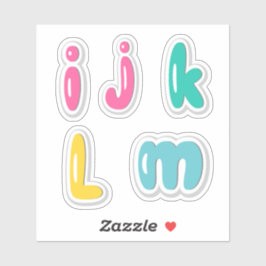 Adesivo Alphabets Sticker