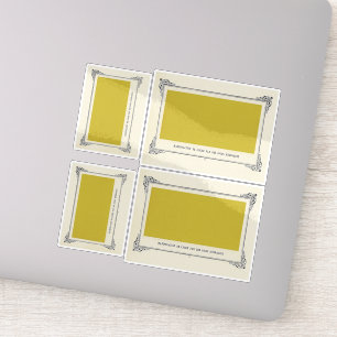 Adesivo Alphonse Allais, April Fools, Yellow, Abstrato Art