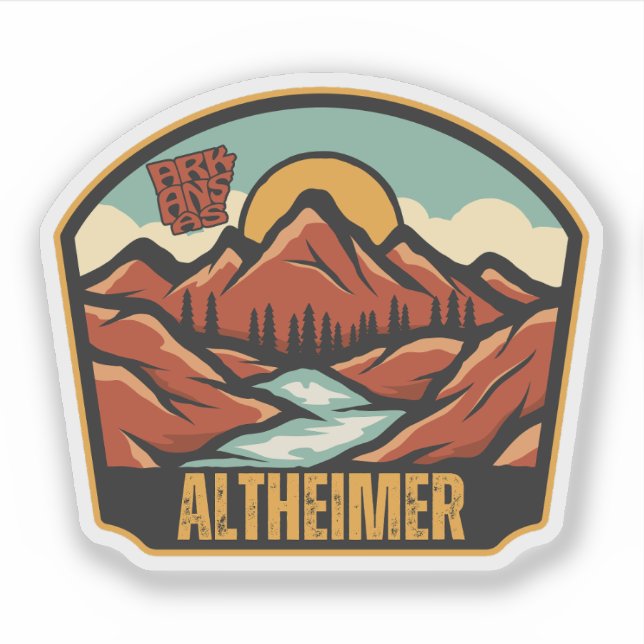 Adesivo Altheimer, Arkansas  (Frente)