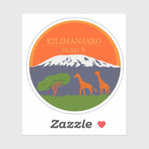 Adesivo Altitude do Kilimanjaro