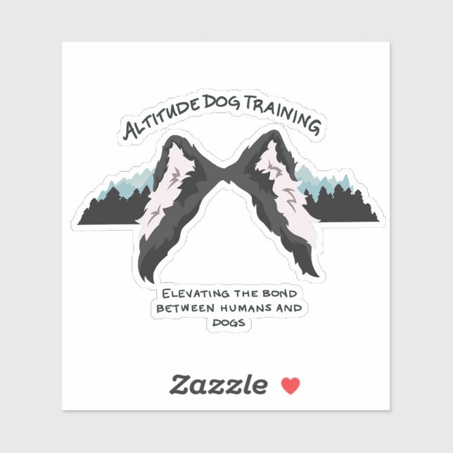 Adesivo Altitude dog training die cut sticker (Folha)