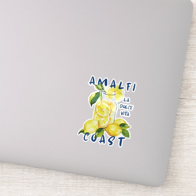 Adesivo Amalfi Coast Sticker – La Dolce Vita Limoncello  (Detalhe)
