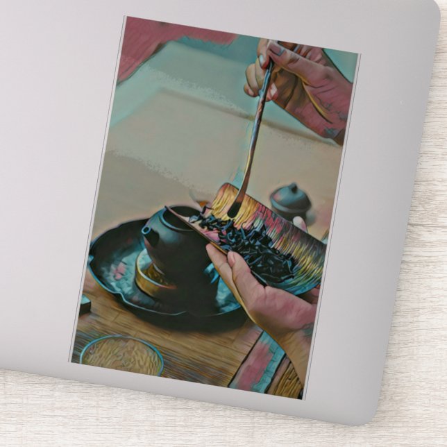 Adesivo Amante de arte japonês (Detalhe)