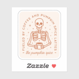 Adesivo Amante de latão de especiarias de abóbora