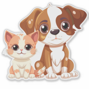 Adesivo Amantes de Animais de Estimação