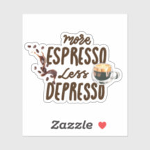 Amantes de Café Mais Espresso Menos Depressão
