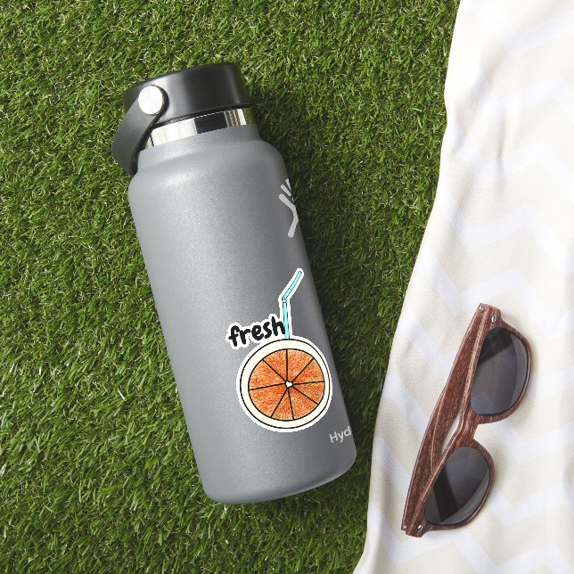 Adesivo Amantes de laranja Na moda frescos e bonitos (HydroFlask Insitu)