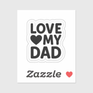 Adesivo Amar Meu Pai