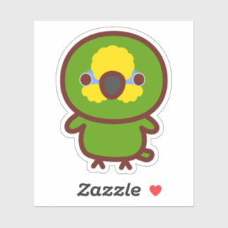 Adesivo Amazão de asa laranja