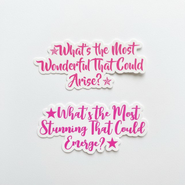 Adesivo Amazing Inspirational Quotes | Positive Girl (Inspirational quote sticker pack)