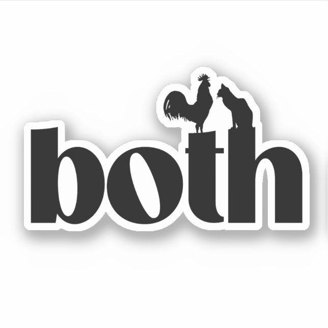 Adesivo Ambos bissexuais (Frente)