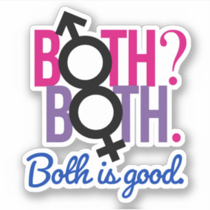Adesivo Ambos. Os dois? Ambos são bons