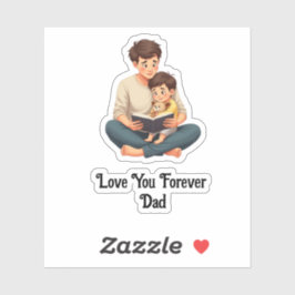 Adesivo Ame-o para sempre, Pai - Valor masculino