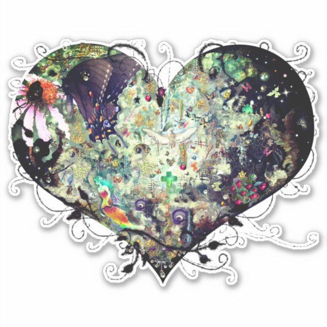 Adesivo Ame seu mundo (Frente)