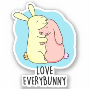 Adesivo Ame Todos Os Coelhinhos Cujos Coelhinhos Coelhinho
