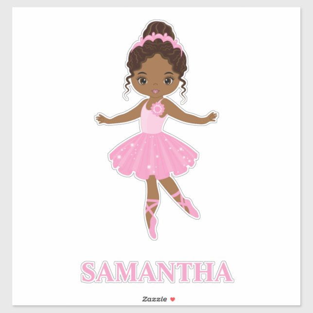 Adesivo Amecan Ballerina Girl Vinyl Sticker (Folha)