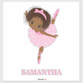 Adesivo Amecan Ballerina Girl Vinyl Sticker