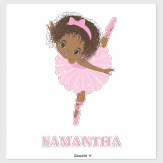 Adesivo Amecan Ballerina Girl Vinyl Sticker
