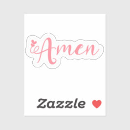 Adesivo Amen Christian Sticker