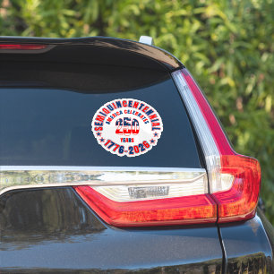 Adesivo America Semiquincentenal 250th Birthday