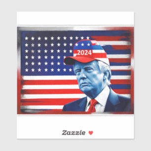 Adesivo American Donald Trump 2024 Flag