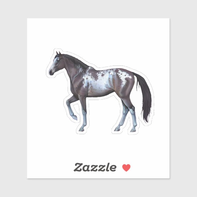 Adesivo American Girl - Pferd, laufend -  (Folha)