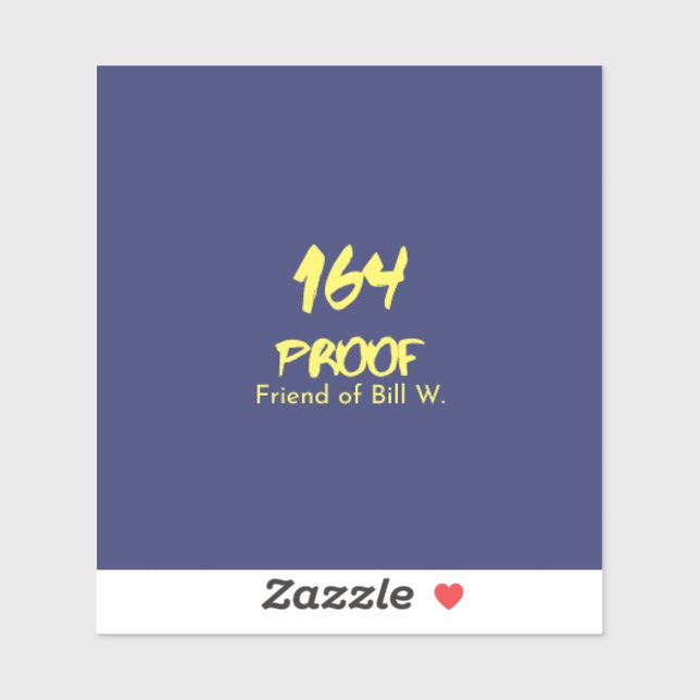 Adesivo Amigo do Livro Grande de Bill W. Sticker (Folha)