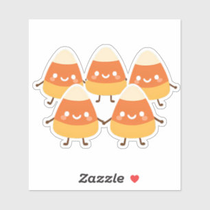 Adesivo Amigos do Kawaii Candy Corn Design de Dia das Br