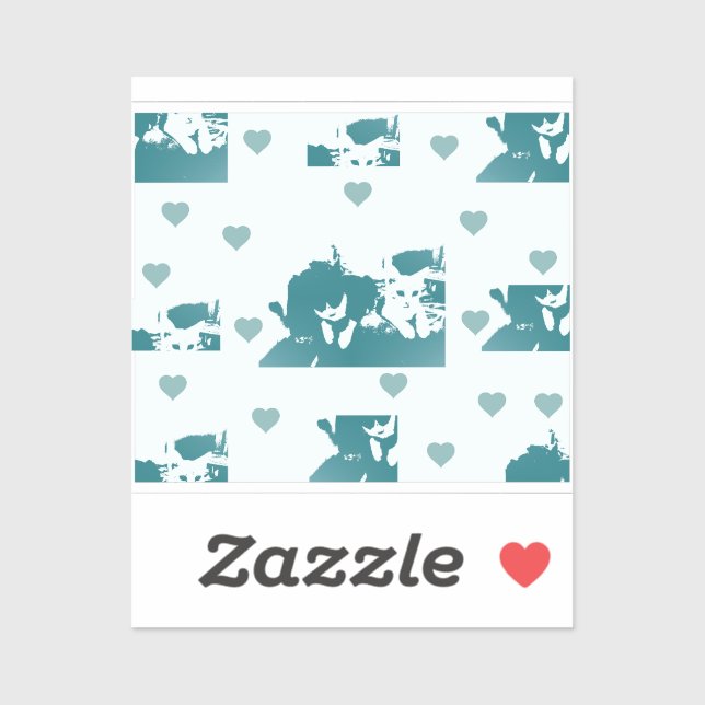 Adesivo Amigos Felinos. (Folha)