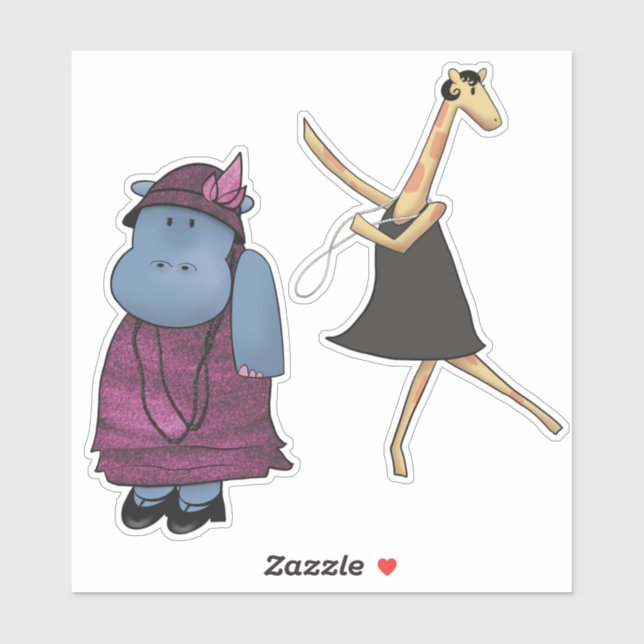 Adesivo Amigos Flapper (Folha)