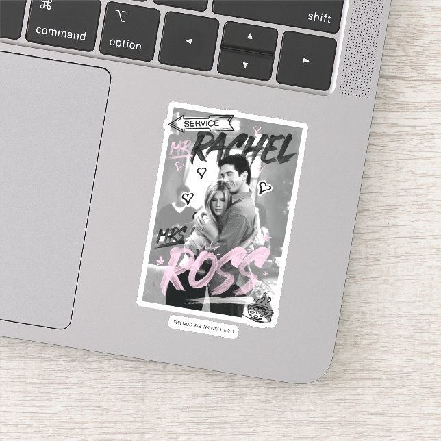 Adesivo AMIGOS™ | Rachel & Mrs Ross (Detalhe)