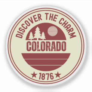 Adesivo Amo Colorado - Presente Fofo do Estado do CO