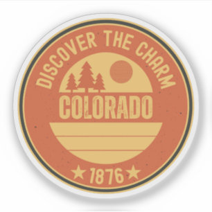 Adesivo Amo Colorado - Presente Fofo do Estado do CO