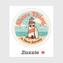 Adesivo Amo Nova Jersey - Lindo Souvenir do Estado de NJ