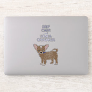 Adesivo Amo um Chihuahua