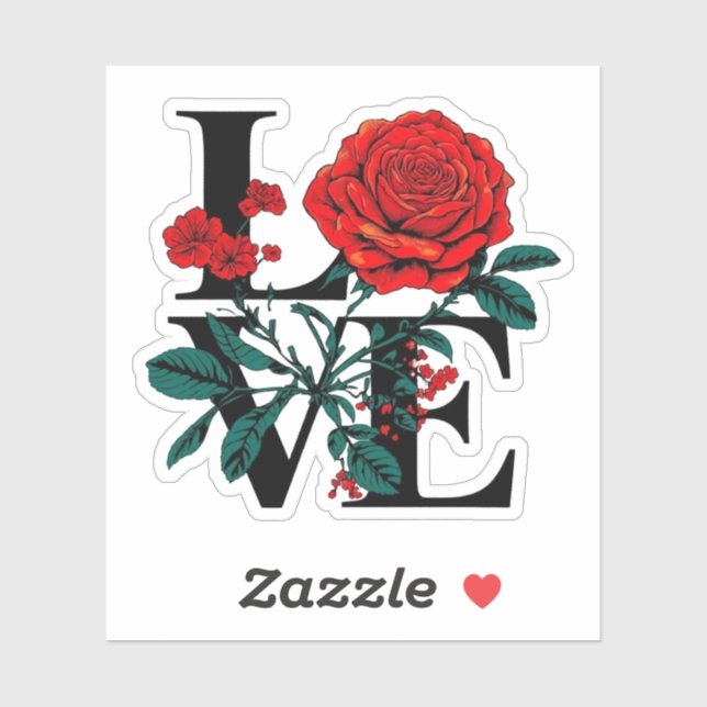 Adesivo Amor (Folha)