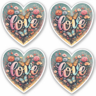 Adesivo Amor Coração