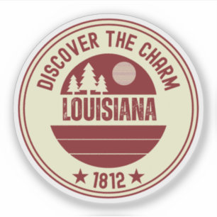 Adesivo Amor da Louisiana - Presente de Cajun