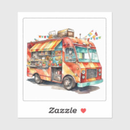 Adesivo amor de food truck